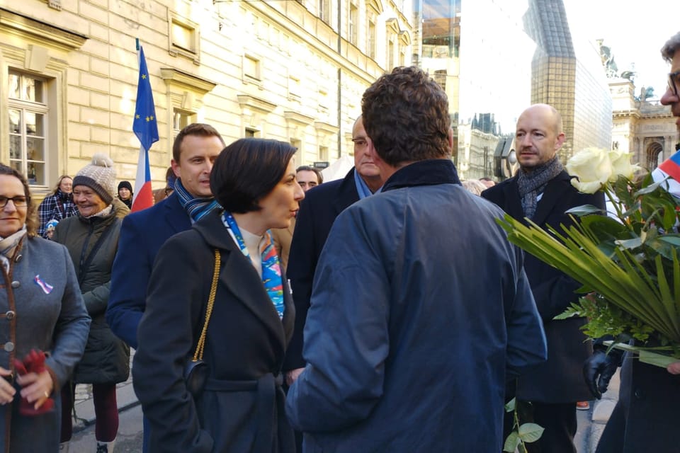 Le 17 novembre 2023 dans les rues de Prague | Photo: Igor Budykin, Radio Prague International Le 17 novembre 2023 dans les rues de Prague | Photo: Igor Budykin, Radio Prague International
