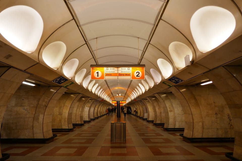 La station de métro Anděl | Photo: Paul-Henri Perrain, Radio Prague Int. La station de métro Anděl | Photo: Paul-Henri Perrain, Radio Prague Int.