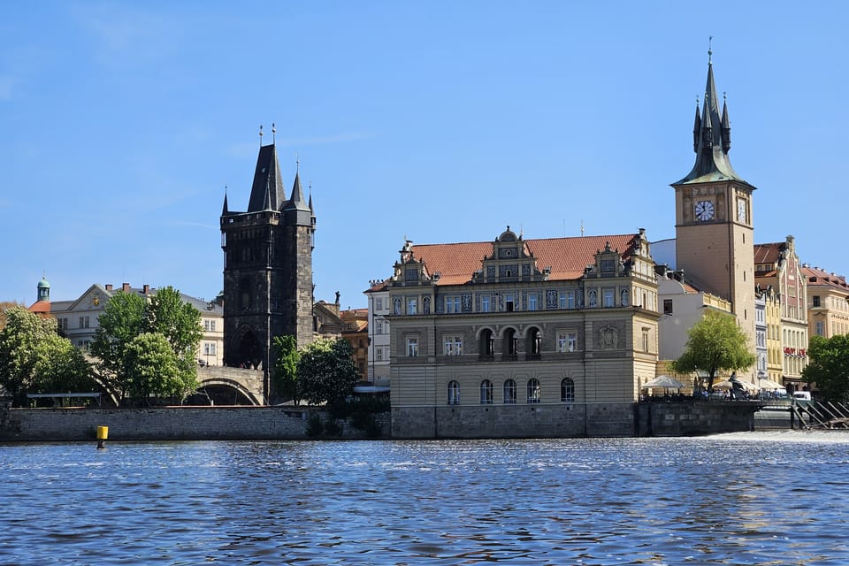 Pont Charles et les Baines Charles | Photo: Štěpánka Budková,  Radio Prague Int.