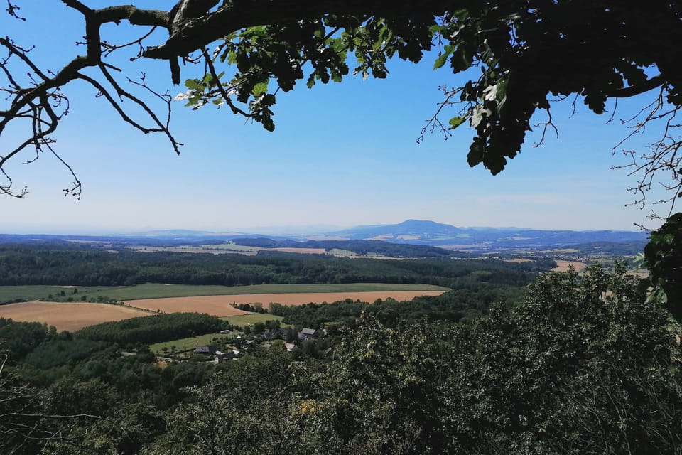 La vue de la colline de Vlhošt, photo: Štěpánka Budková La vue de la colline de Vlhošt, photo: Štěpánka Budková