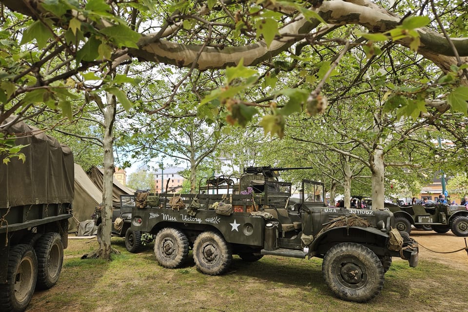 Véhicule militaires de l'armée américaine | Photo: Štěpánka Budková, Radio Prague Int. Véhicule militaires de l'armée américaine | Photo: Štěpánka Budková, Radio Prague Int.