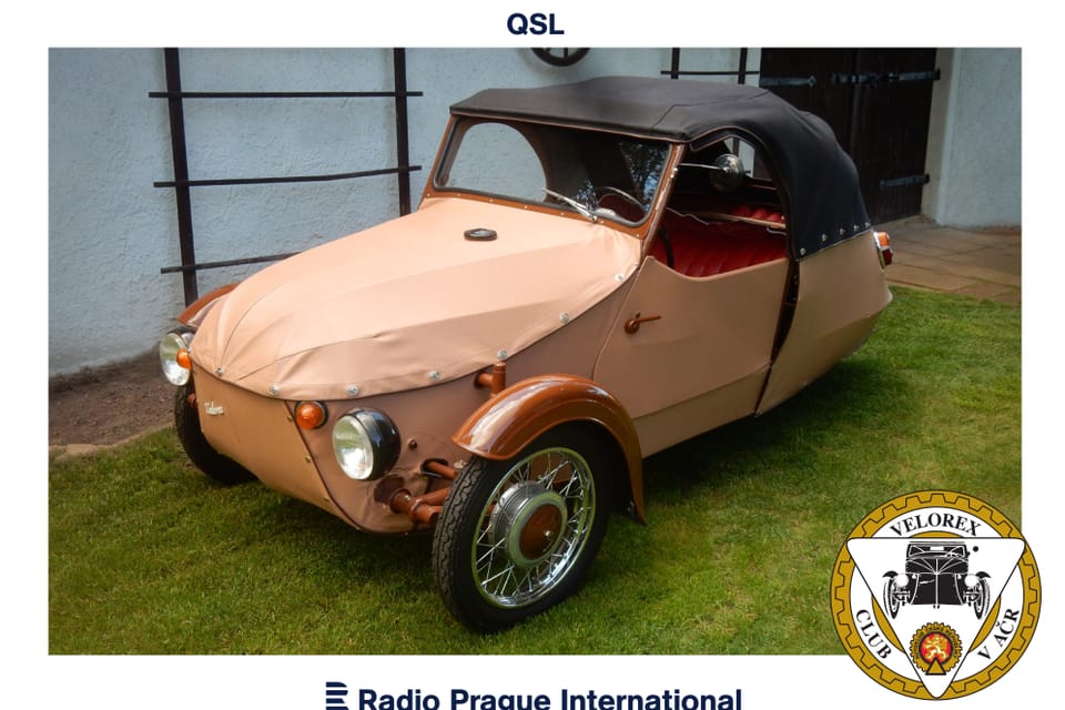 Le tricycle Velorex 16/350, modèle de 1967 – Les frères František a Mojmír Stránský sont les constructeurs de ce véhicule conçu pour les personnes handicapées (produit entre 1951 et 1971), photo: Ladislav Šustr, Velorex Club Le tricycle Velorex 16/350, modèle de 1967 – Les frères František a Mojmír Stránský sont les constructeurs de ce véhicule conçu pour les personnes handicapées (produit entre 1951 et 1971), photo: Ladislav Šustr, Velorex Club
