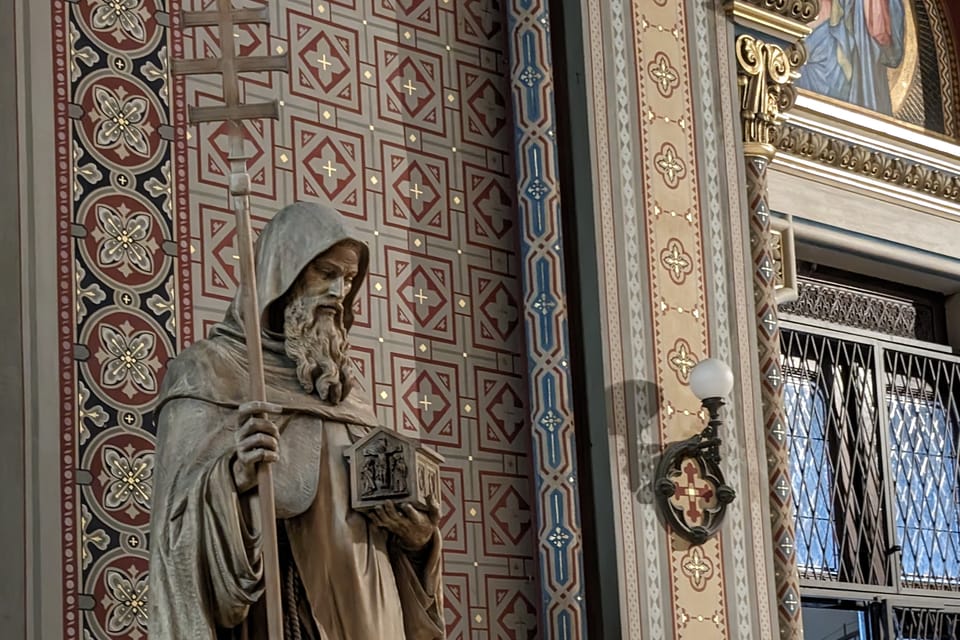 La statue de Saint Cyrille | Photo: Štěpánka Budková,  Radio Prague Int.