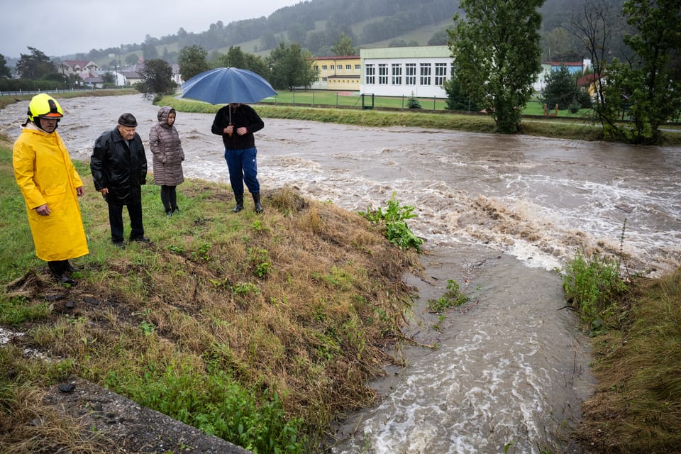 Évacuation à Česká Ves | Photo: René Volfík,  iROZHLAS.cz