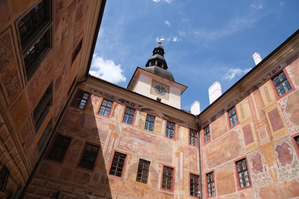 Le cour du château de Bechyně | Photo: Štěpánka Budková, Radio Prague Int. Le cour du château de Bechyně | Photo: Štěpánka Budková, Radio Prague Int.