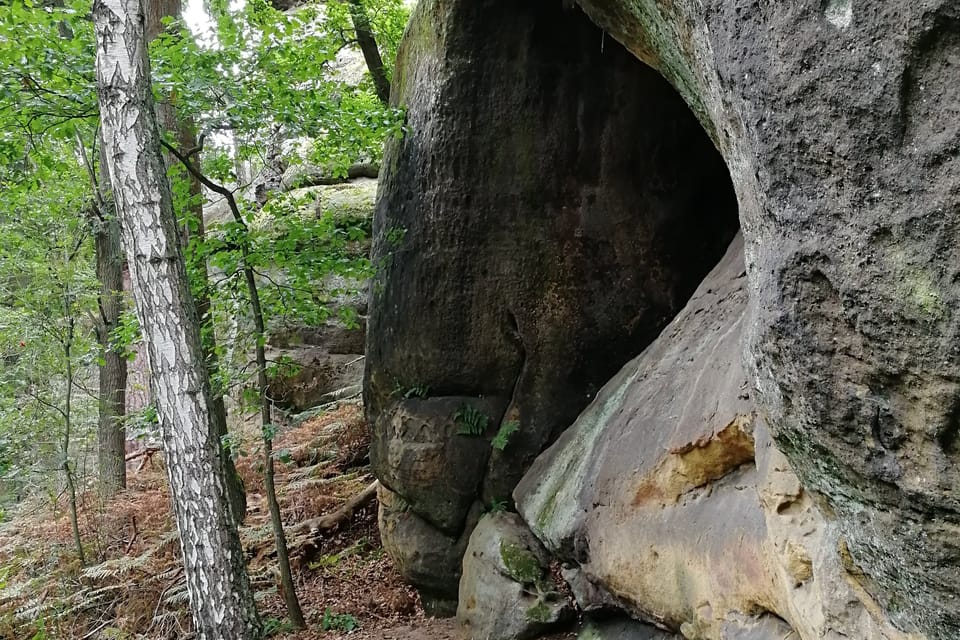 Le sentier de la vallée de Peklo, photo: Štěpánka Budková Le sentier de la vallée de Peklo, photo: Štěpánka Budková
