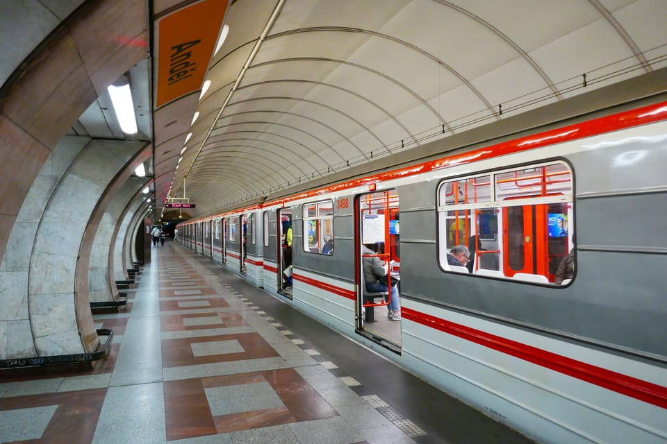 La station de métro Anděl | Photo: Paul-Henri Perrain, Radio Prague Int. La station de métro Anděl | Photo: Paul-Henri Perrain, Radio Prague Int.