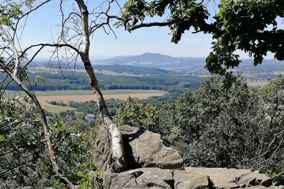 La vue de la colline de Vlhošt,  photo: Štěpánka Budková