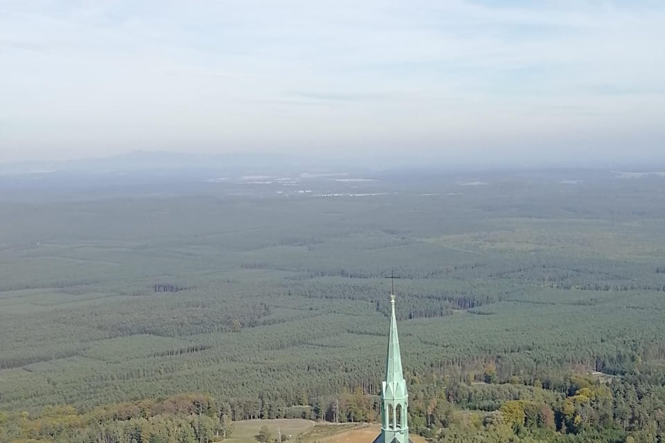 La vue de Bezděz | Photo: Štěpánka Budková, Radio Prague Int. La vue de Bezděz | Photo: Štěpánka Budková, Radio Prague Int.
