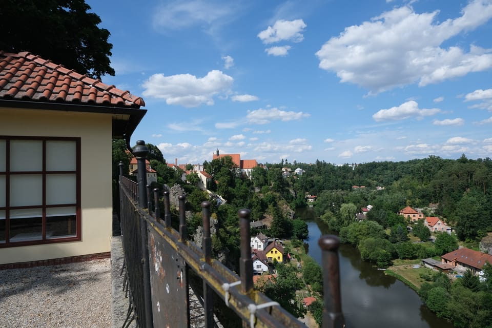 La vue depuis du château sur Bechyně | Photo: Štěpánka Budková, Radio Prague Int. La vue depuis du château sur Bechyně | Photo: Štěpánka Budková, Radio Prague Int.