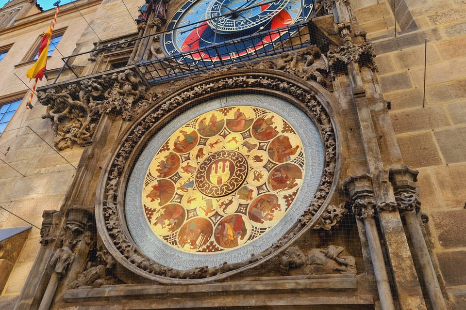 Le calendrier de l’horloge astronomique de Prague | Photo: Klára Stejskalová, Radio Prague Int. Le calendrier de l’horloge astronomique de Prague | Photo: Klára Stejskalová, Radio Prague Int.