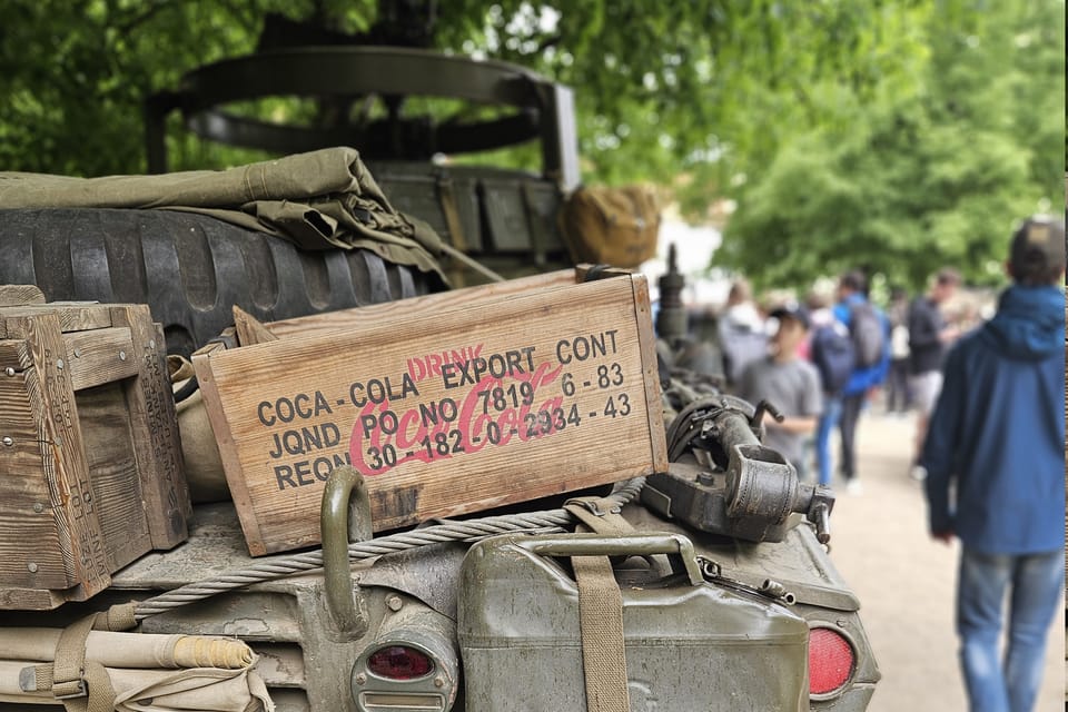 Véhicule militaires de l'armée américaine | Photo: Štěpánka Budková,  Radio Prague Int.