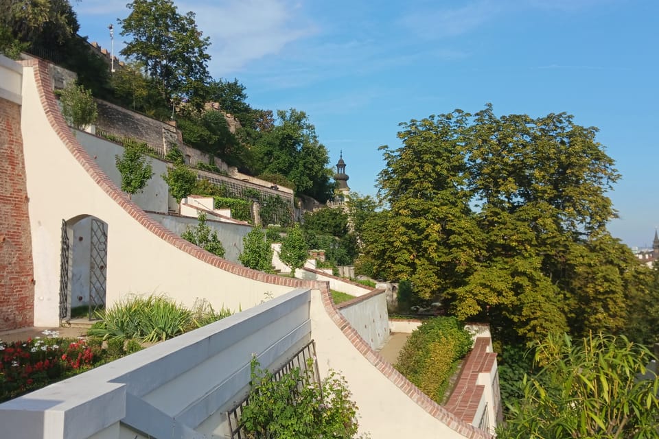 Les terrasses de jardin Petit Pálffy depuis du jardin Ledebour  | Photo: Lenka Žižková,  Radio Prague Int.