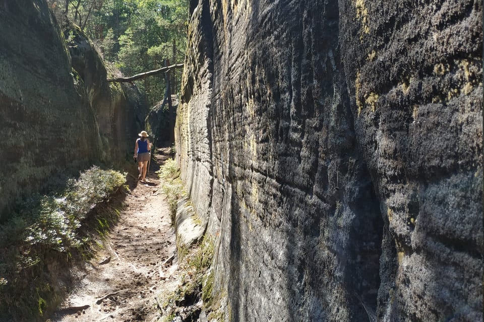 Le passage rocheux de Vlhošť, foto: Bohumil Šimčík Le passage rocheux de Vlhošť, foto: Bohumil Šimčík