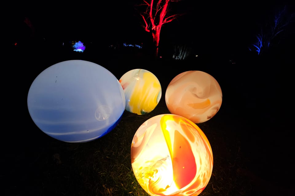 L’exposition 'Le jardin de cristal' de Jiří Pačinek au Jardin botanique de Prague | Photo: Štěpánka Budková,  Radio Prague Int.