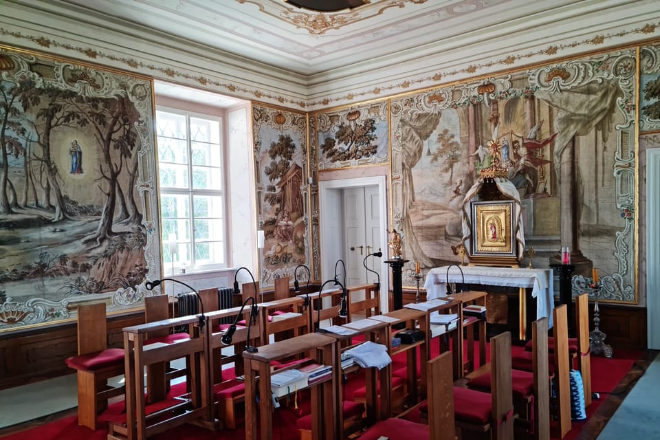La salle chinoise à Svatý Kopeček (La Sainte Colline) | Photo: Jitka Mládková, Radio Prague Int. La salle chinoise à Svatý Kopeček (La Sainte Colline) | Photo: Jitka Mládková, Radio Prague Int.
