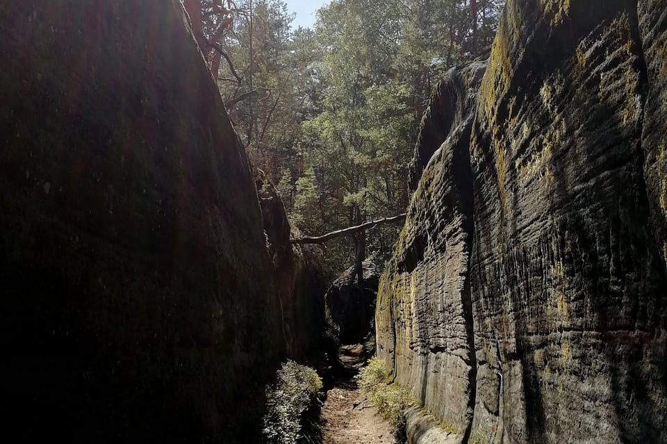 Le passage rocheux de Vlhošť, foto: Štěpánka Budková Le passage rocheux de Vlhošť, foto: Štěpánka Budková