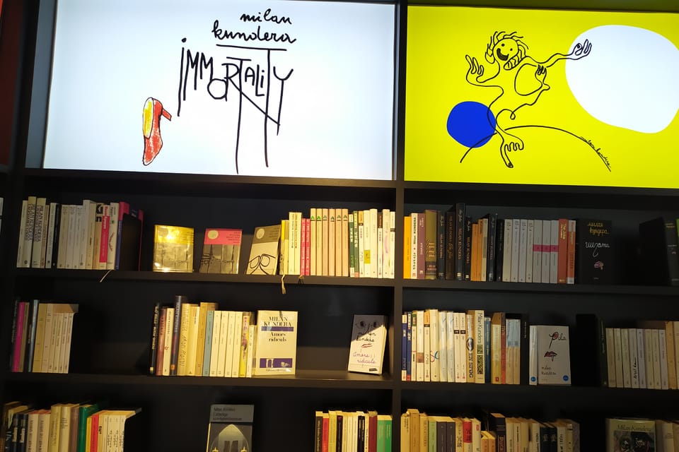 Bibliothèque Milan Kundera | Photo: Magdalena Hrozínková, Radio Prague Int. Bibliothèque Milan Kundera | Photo: Magdalena Hrozínková, Radio Prague Int.