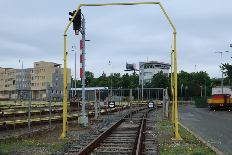 Le dépôt du métro à Kačerov | Photo: Štěpánka Budková, Radio Prague Int. Le dépôt du métro à Kačerov | Photo: Štěpánka Budková, Radio Prague Int.