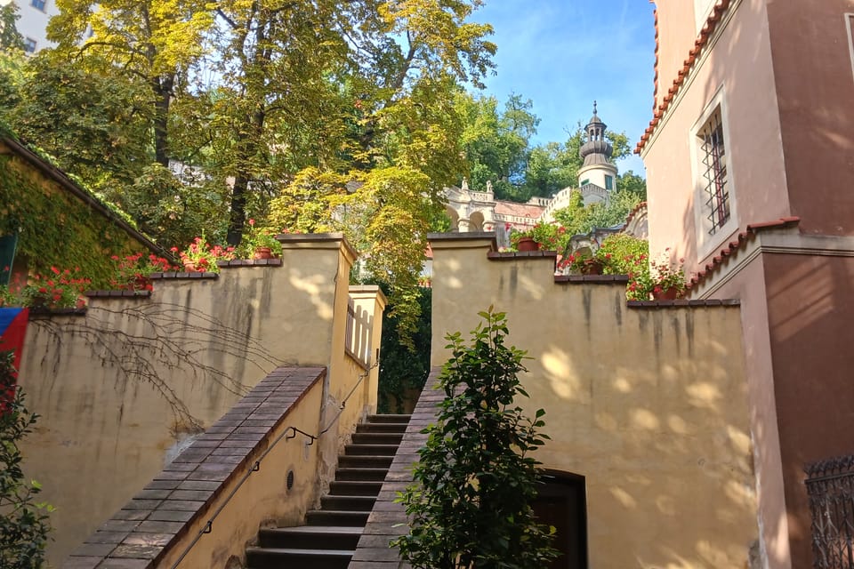 L’entrée aux jardins du Château de Prague | Photo: Lenka Žižková,  Radio Prague Int.