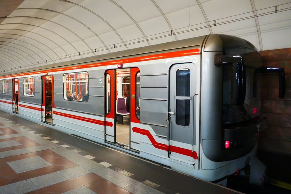 La station de métro Anděl | Photo: Paul-Henri Perrain, Radio Prague Int. La station de métro Anděl | Photo: Paul-Henri Perrain, Radio Prague Int.