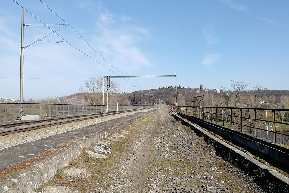 Le pont de Braník, photo: Štěpánka Budková Le pont de Braník, photo: Štěpánka Budková