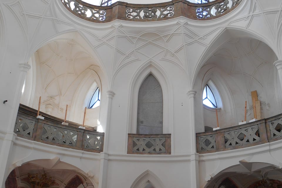 L’église Saint-Jean-Népomucène à Zelená Hora | Photo: Magdalena Kašubová, Radio Prague Int. L’église Saint-Jean-Népomucène à Zelená Hora | Photo: Magdalena Kašubová, Radio Prague Int.
