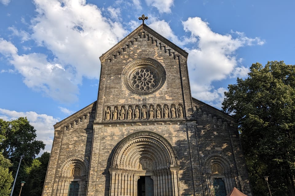 L’église Saints-Cyrille-et-Méthode de Karlín | Photo: Štěpánka Budková,  Radio Prague Int.