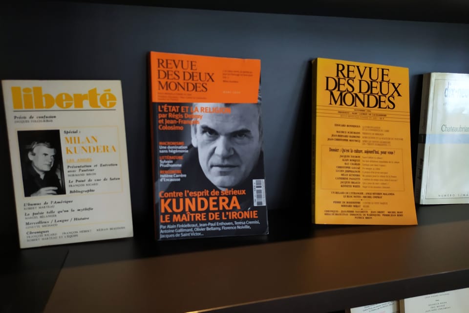 Bibliothèque Milan Kundera | Photo: Magdalena Hrozínková, Radio Prague Int. Bibliothèque Milan Kundera | Photo: Magdalena Hrozínková, Radio Prague Int.