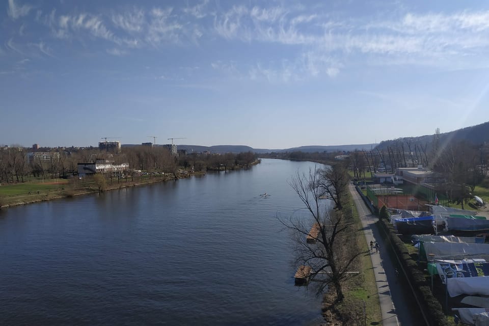 Le pont de Braník, photo: Bohumil Šimčík Le pont de Braník, photo: Bohumil Šimčík