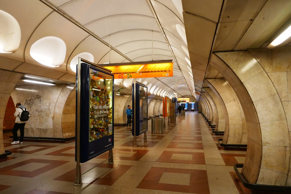 La station de métro Anděl | Photo: Paul-Henri Perrain, Radio Prague Int. La station de métro Anděl | Photo: Paul-Henri Perrain, Radio Prague Int.