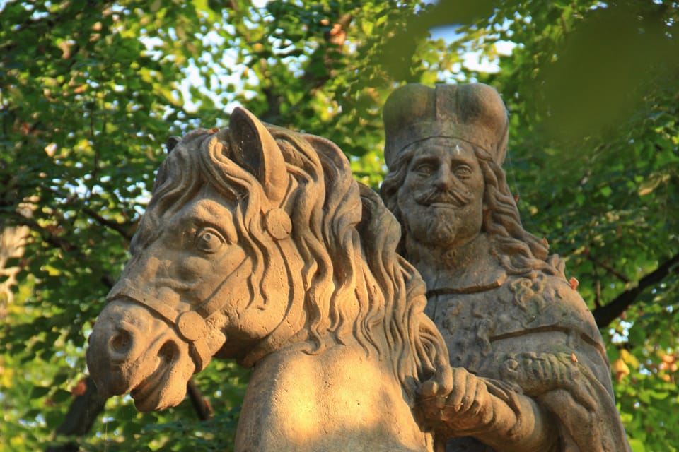 Le saint est représenté sous les traits de l’empereur Ferdinand III. | Photo: Barbora Němcová, Radio Prague Int. Le saint est représenté sous les traits de l’empereur Ferdinand III. | Photo: Barbora Němcová, Radio Prague Int.