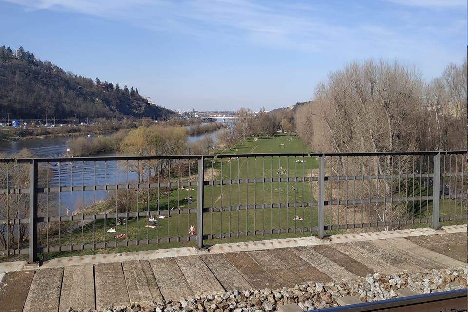 Le pont de Braník, photo: Bohumil Šimčík Le pont de Braník, photo: Bohumil Šimčík