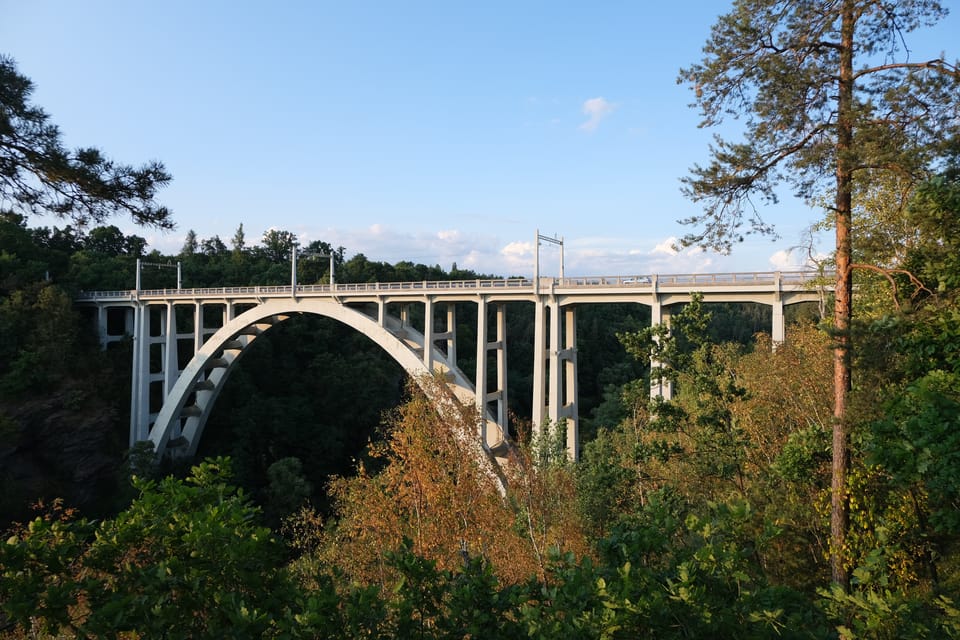 Duhový most (Le pont de l'arc-en-ciel) à Bechyně | Photo: Štěpánka Budková, Radio Prague Int. Duhový most (Le pont de l'arc-en-ciel) à Bechyně | Photo: Štěpánka Budková, Radio Prague Int.