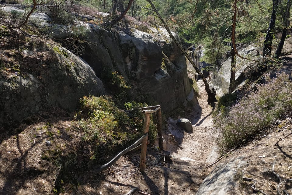 Le passage rocheux de Vlhošť, foto: Bohumil Šimčík Le passage rocheux de Vlhošť, foto: Bohumil Šimčík