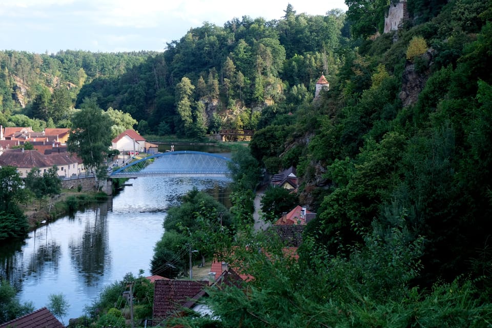 La rivière Lužnice à Bechyně | Photo: Štěpánka Budková,  Radio Prague Int.