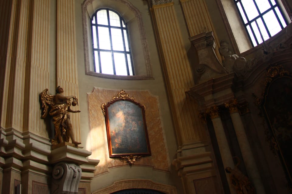 L'église de pèlerinage mariale de Křtiny | Photo: Štěpánka Budková, Radio Prague Int. L'église de pèlerinage mariale de Křtiny | Photo: Štěpánka Budková, Radio Prague Int.