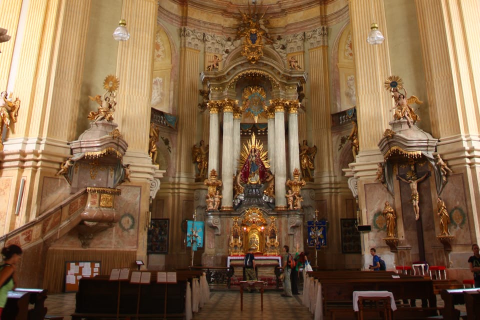 L'église de pèlerinage mariale de Křtiny | Photo: Štěpánka Budková, Radio Prague Int. L'église de pèlerinage mariale de Křtiny | Photo: Štěpánka Budková, Radio Prague Int.