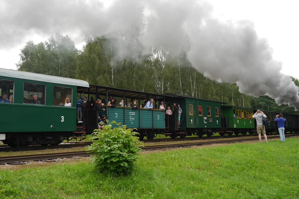 La ligne à voie étroite de Jindřichův Hradec | Photo: Magdalena Hrozínková, Radio Prague Int. La ligne à voie étroite de Jindřichův Hradec | Photo: Magdalena Hrozínková, Radio Prague Int.
