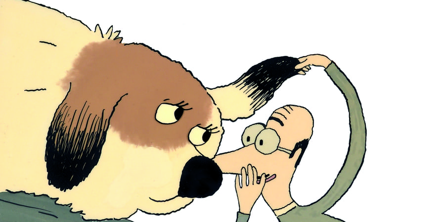 Illustration : père de Médor le Maxichien, Jiří Šalamoun est mis à